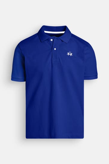 LA MARTINA Polo-Shirt königsblau