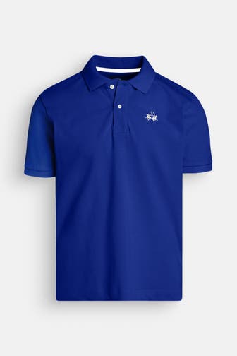 LA MARTINA Polo-Shirt königsblau