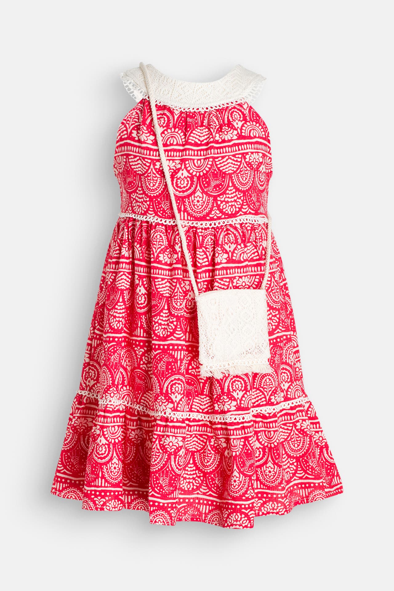 MAYORAL Set: Kleid mit Umhängetasche gemustert, Bild 1