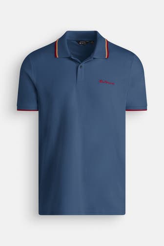 BEN SHERMAN Polo-Shirt blaugrau