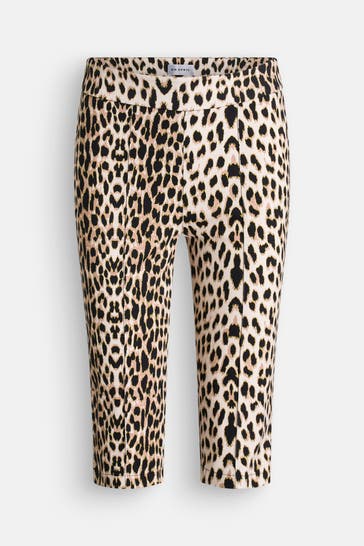 OH APRIL Capri-Stoffhose leo