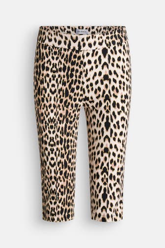 OH APRIL Capri-Stoffhose leo