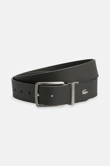 LACOSTE Gürtel schwarz