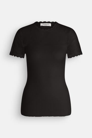 ROSEMUNDE Seidenmix-Shirt 'Beatha' schwarz