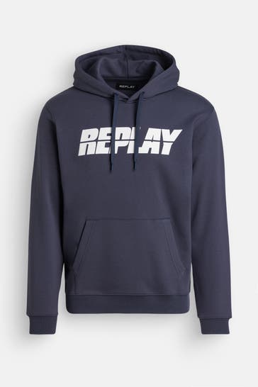 REPLAY Hoodie navy