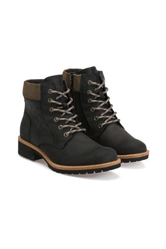 ECCO Schnürstiefel schwarz