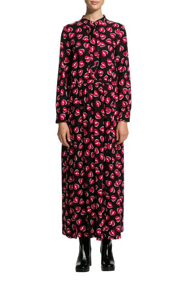 LOVE MOSCHINO Maxikleid gemustert