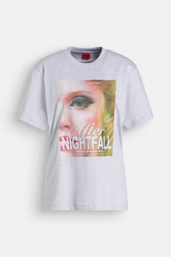 HUGO T-Shirt hellgrau