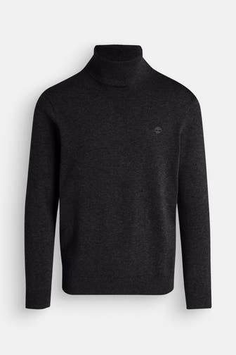 TIMBERLAND Rollkragenpullover schwarz