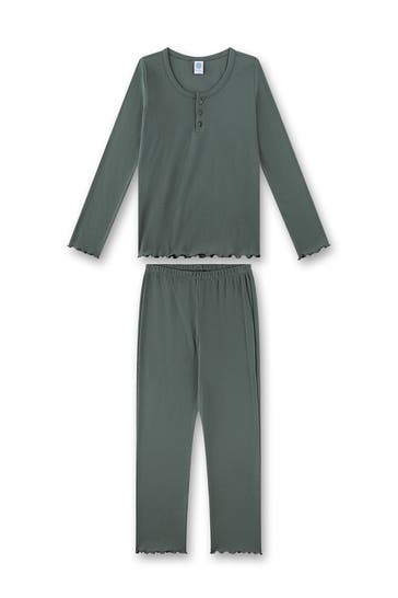 SANETTA Pyjama dunkelgrün