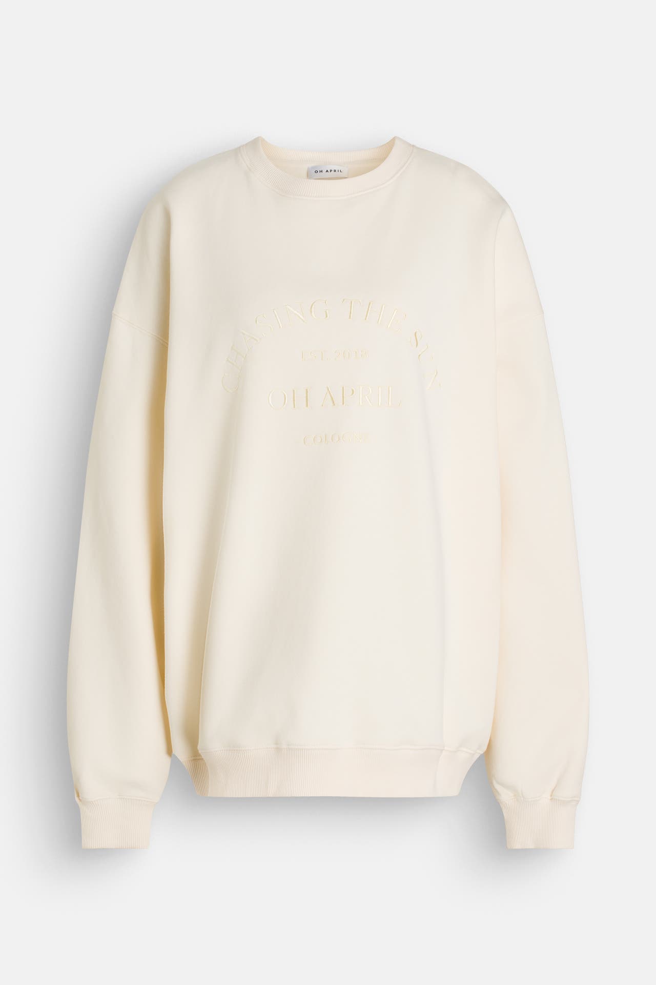 OH APRIL Sweatshirt 'Chasing' vanille, Bild 1