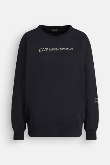EA7 Sweatshirt schwarz