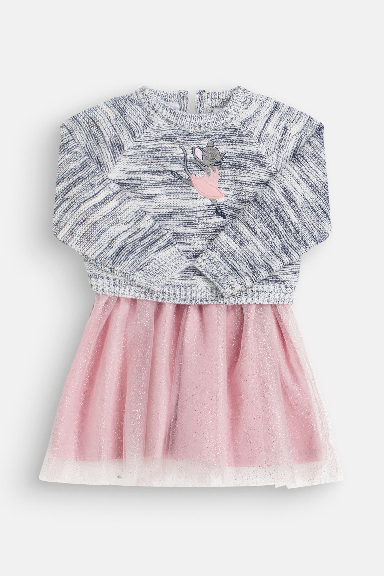 HAPPY GIRLS Set: Strickpullover und Kleid mehrfarbig, Bild 1