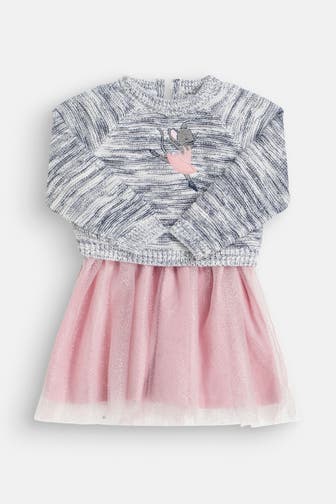 HAPPY GIRLS Set: Strickpullover und Kleid mehrfarbig