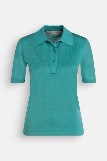 J.LINDEBERG SPORTSWEAR Polo-Shirt 'Amandine' türkis