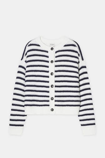 CLOSED Strickjacke gestreift
