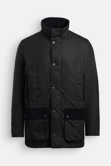 BARBOUR Parka 'Modern Border' schwarz