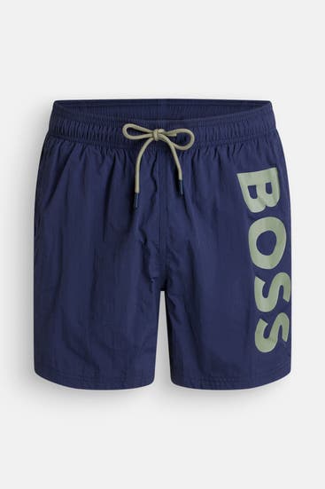 BOSS - Badeshorts 'Octupus' marine