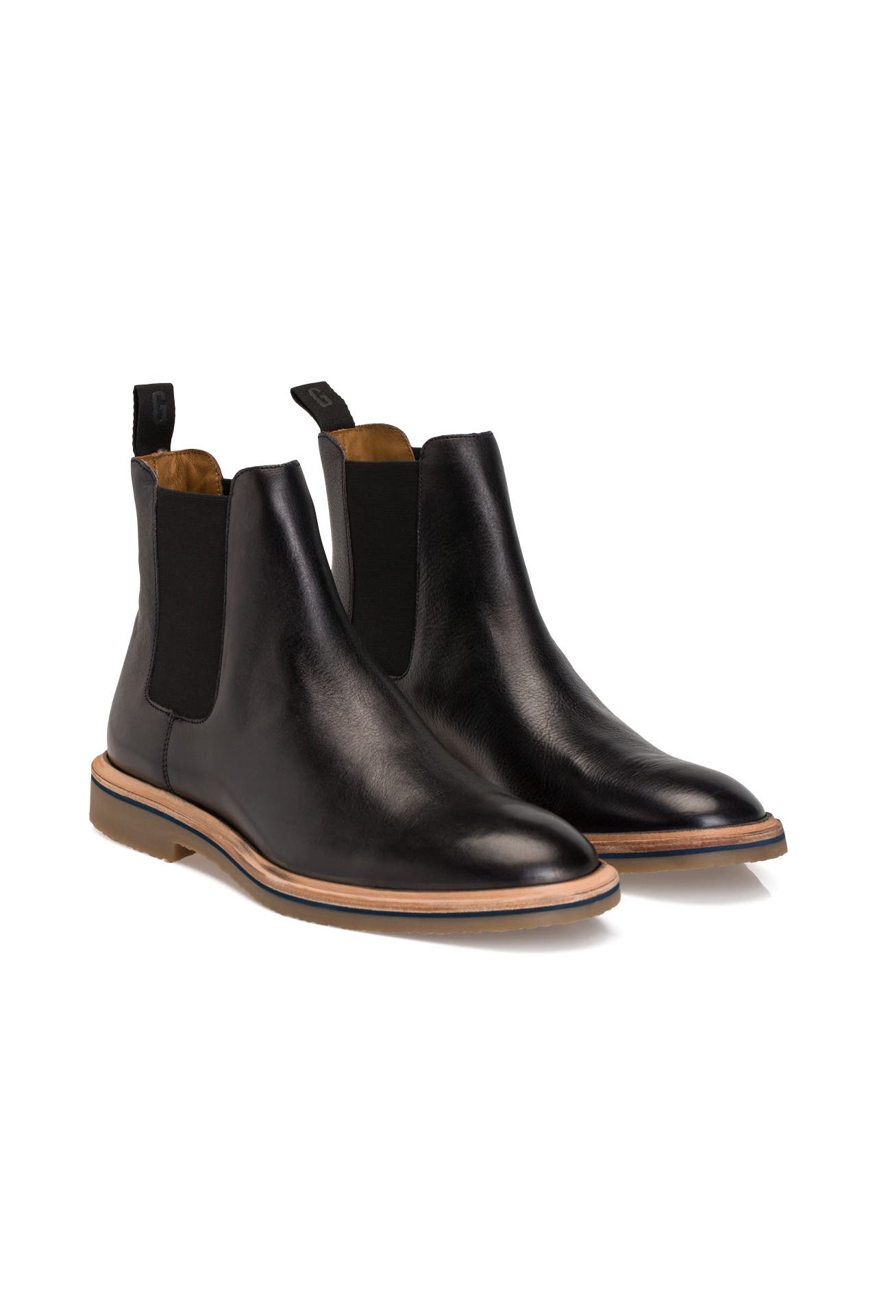 GORDON & BROS Chelsea-Boots 'Alessio' schwarz, Bild 1