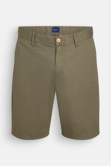 GANT - Chino-Shorts oliv