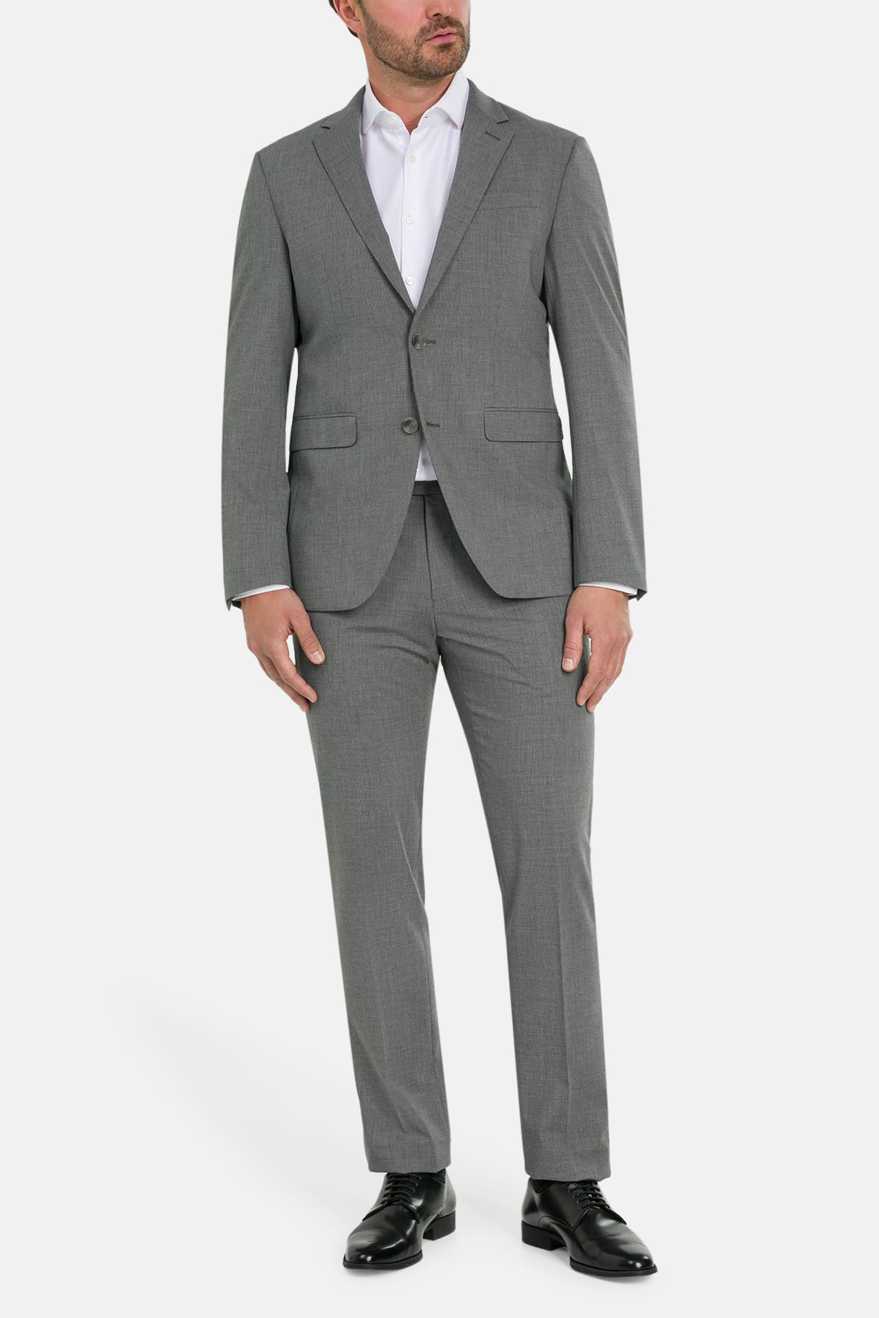 HECHTER Paris Anzug grau Slim Fit, Bild 1