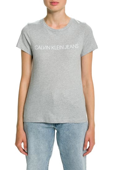 CK JEANS T-Shirt grau