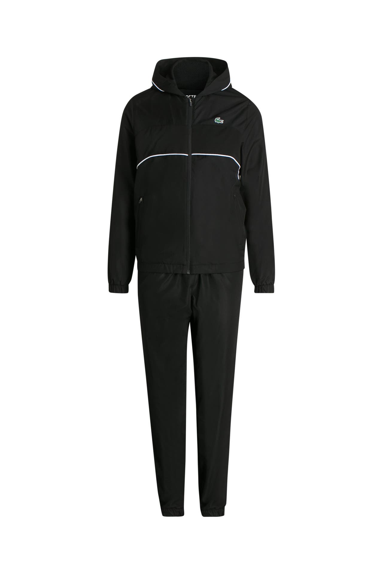 LACOSTE Trainingsanzug schwarz, Bild 1