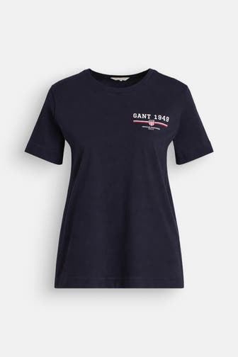 GANT T-Shirt nachtblau