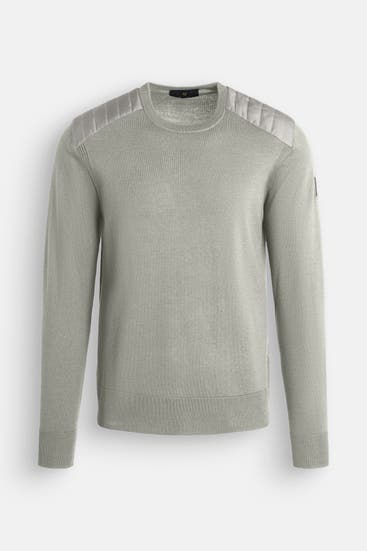 BELSTAFF - Strickpullover 'Kerrigan' graugrün