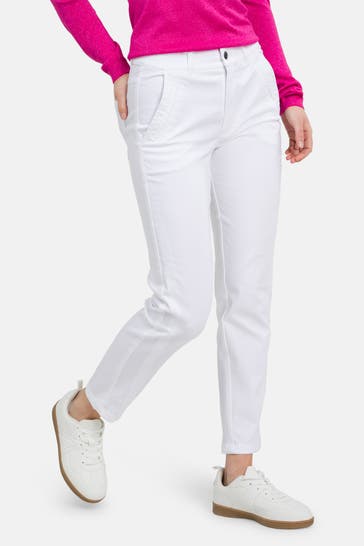 ILSE JACOBSEN Stoffhose weiß