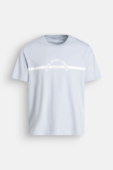 PEPE JEANS T-Shirt 'Wido' hellblau