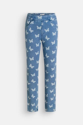 NAME IT Leggings blau gemustert