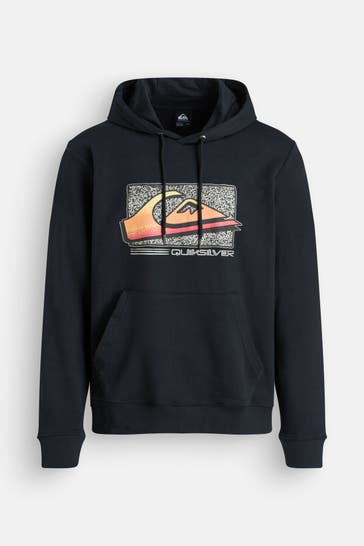 QUIKSILVER Hoodie 'Retro Fade' schwarz