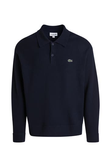 LACOSTE Strickpullover nachtblau