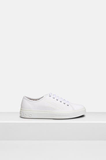 FERRAGAMO - Sneaker 'Mediterr Eco' weiß