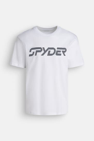 SPYDER T-Shirt 'Wordmarck' weiß
