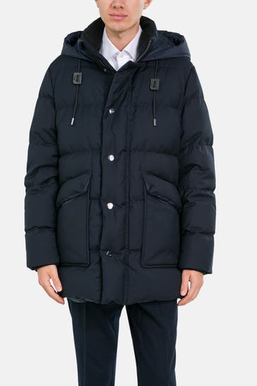 HANDSTICH Steppjacke 'Ruan' nachtblau