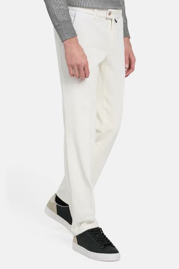 EUREX BY BRAX Cordhose 'Jim' offwhite 