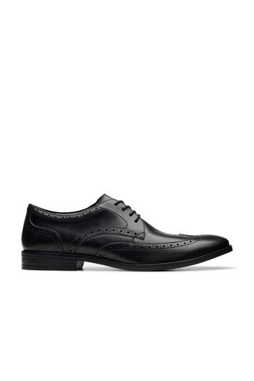 CLARKS Business-Schuhe 'Brandon Limit' schwarz