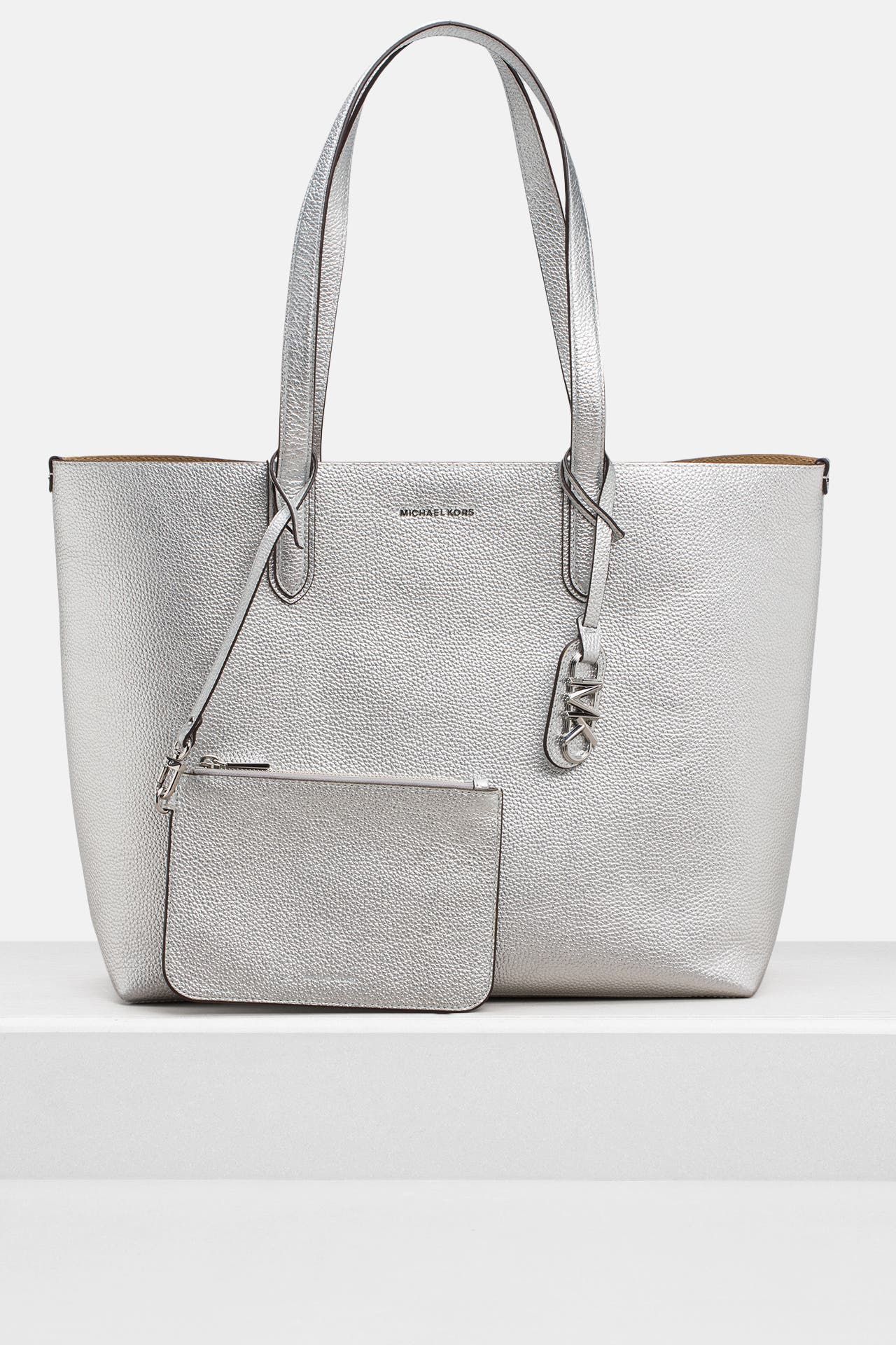 MICHAEL MICHAEL KORS Wende-Shopper 'Eliza' silber-braun, Bild 1
