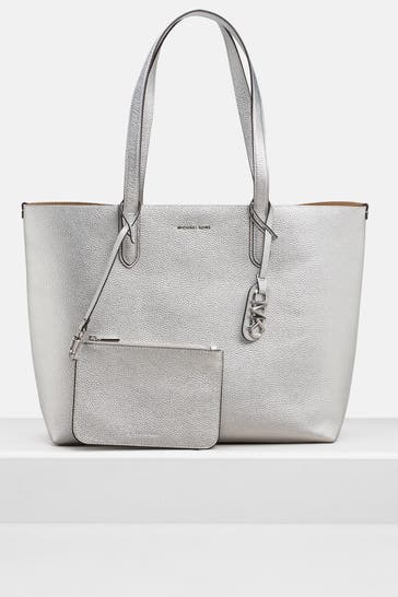 MICHAEL MICHAEL KORS Wende-Shopper 'Eliza' silber-braun