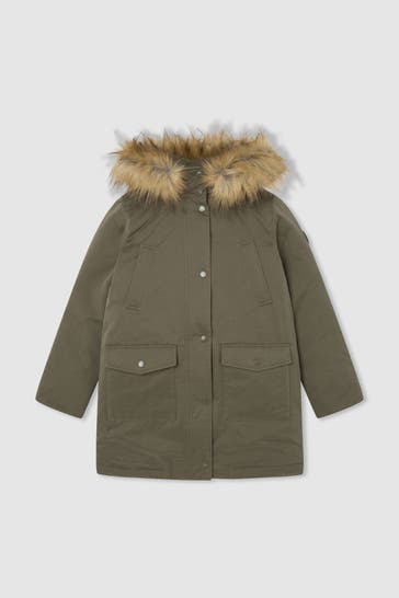 PEPE JEANS Parka 'Vania' oliv