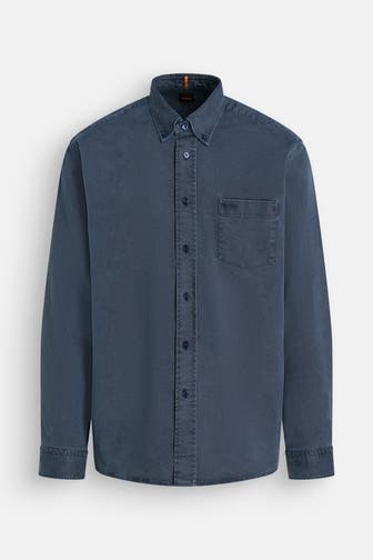 BOSS Overshirt 'Lambey' dunkelblau