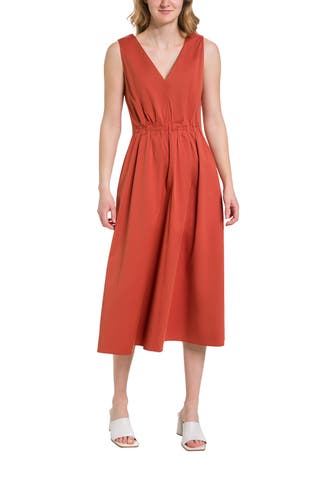 S.OLIVER BLACK LABEL Kleid terracotta