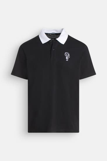 KARL LAGERFELD - Polo-Shirt schwarz