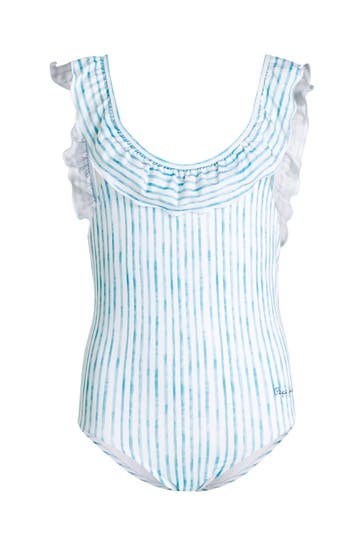 PEPE JEANS Badeanzug 'Billie' gestreift