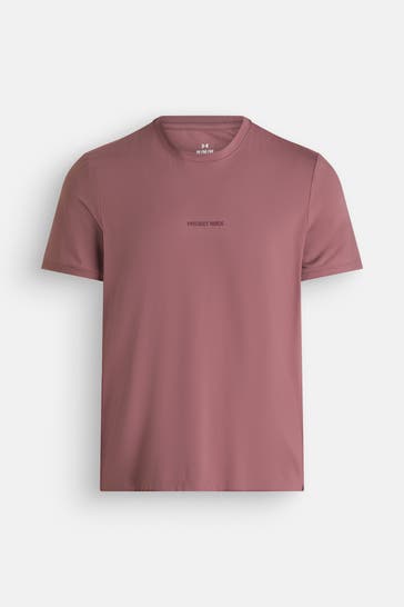 UNDER ARMOUR T-Shirt 'Iso Chill' dunkelrosa