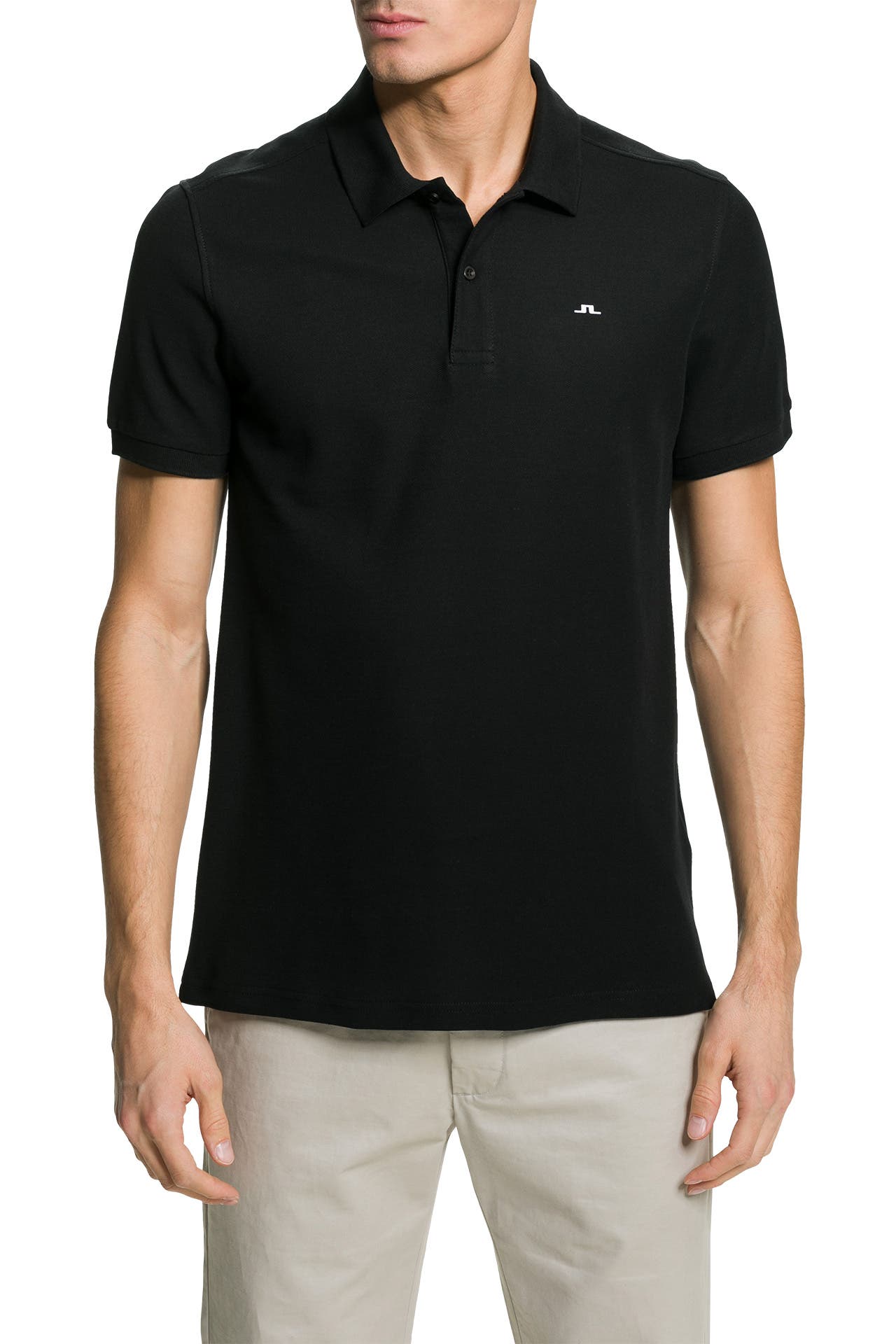 J.LINDEBERG Polo-Shirt 'Pike' schwarz, Bild 1