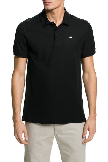 J.LINDEBERG Polo-Shirt 'Pike' schwarz
