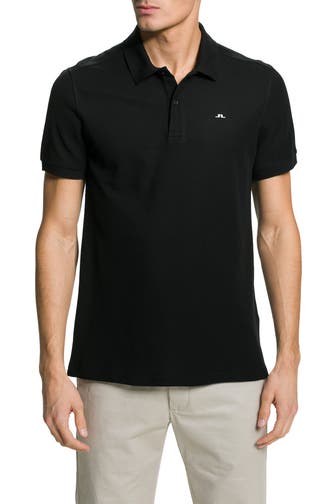 J.LINDEBERG Polo-Shirt 'Pike' schwarz